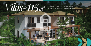 Casa 115 m² a venda nas Vilas do condomínio Praia do Castelo em Praia do Forte Bahia
