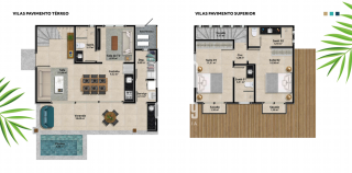 Casa 115 m² a venda nas Vilas do condomínio Praia do Castelo em Praia do Forte Bahia