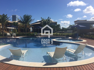 Apartamento superior duplex mobiliado com 4 suítes a venda no condomínio Vila 7 Mares na Praia da Espera em Itacimirim Bahia