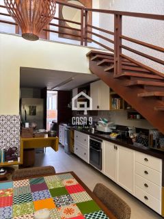 Apartamento superior duplex mobiliado com 4 suítes a venda no condomínio Vila 7 Mares na Praia da Espera em Itacimirim Bahia