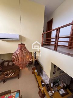 Apartamento superior duplex mobiliado com 4 suítes a venda no condomínio Vila 7 Mares na Praia da Espera em Itacimirim Bahia