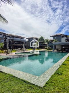 Apartamento térreo duplex com 2 suítes a venda no condomínio Bali Exclusive em Itacimirim Bahia