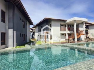 Apartamento térreo duplex com 2 suítes a venda no condomínio Bali Exclusive em Itacimirim Bahia