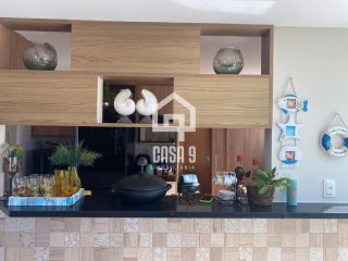 Apartamento mobiliado frontal mar a venda com 4 suítes no condomínio Absolute Ville em Itacimirim Bahia