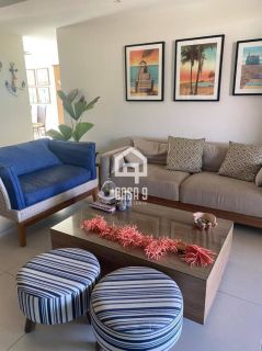 Apartamento mobiliado frontal mar a venda com 4 suítes no condomínio Absolute Ville em Itacimirim Bahia