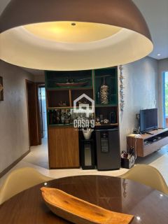 Apartamento térreo nascente mobiliado com 3 suítes a venda no condomínio Vila 7 Mares em Itacimirim Bahia