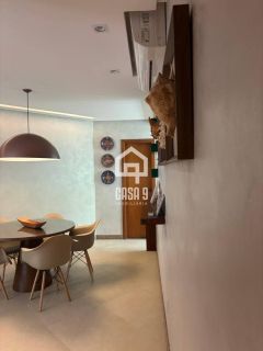 Apartamento térreo nascente mobiliado com 3 suítes a venda no condomínio Vila 7 Mares em Itacimirim Bahia