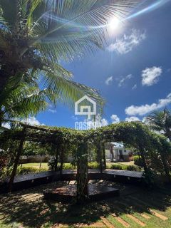 Apartamento térreo nascente mobiliado com 3 suítes a venda no condomínio Vila 7 Mares em Itacimirim Bahia