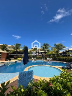 Apartamento térreo nascente mobiliado com 3 suítes a venda no condomínio Vila 7 Mares em Itacimirim Bahia