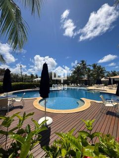 Apartamento térreo nascente mobiliado com 3 suítes a venda no condomínio Vila 7 Mares em Itacimirim Bahia