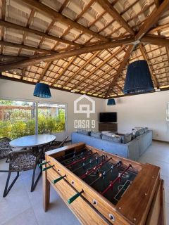 Apartamento térreo nascente mobiliado com 3 suítes a venda no condomínio Vila 7 Mares em Itacimirim Bahia