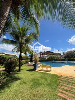 Apartamento térreo nascente mobiliado com 3 suítes a venda no condomínio Vila 7 Mares em Itacimirim Bahia