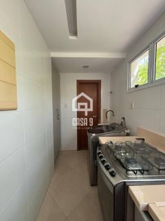 Apartamento térreo nascente mobiliado com 3 suítes a venda no condomínio Vila 7 Mares em Itacimirim Bahia