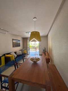 Apartamento superior mobiliado com 3 suítes a venda no condomínio Vila das Flores em Itacimirim Bahia