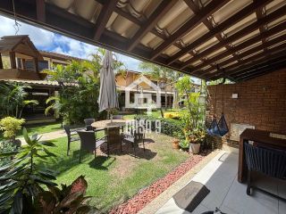 Apartamento duplex nascente com 3 suítes pé na areia e mobiliado a venda em Itacimirim Bahia