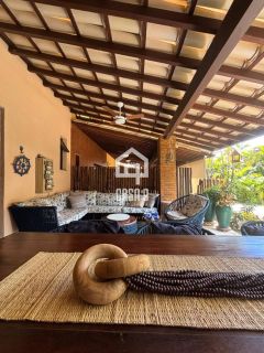 Apartamento duplex nascente com 3 suítes pé na areia e mobiliado a venda em Itacimirim Bahia