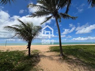 Apartamento duplex nascente com 3 suítes pé na areia e mobiliado a venda em Itacimirim Bahia