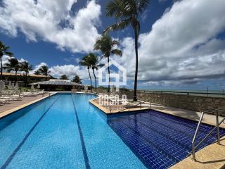 Apartamento duplex nascente com 3 suítes pé na areia e mobiliado a venda em Itacimirim Bahia