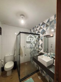 Apartamento duplex nascente com 3 suítes pé na areia e mobiliado a venda em Itacimirim Bahia