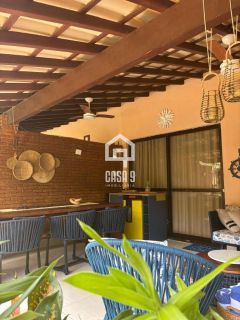 Apartamento duplex nascente com 3 suítes pé na areia e mobiliado a venda em Itacimirim Bahia