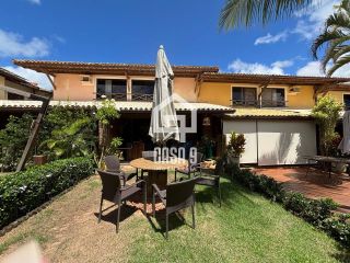 Apartamento duplex nascente com 3 suítes pé na areia e mobiliado a venda em Itacimirim Bahia