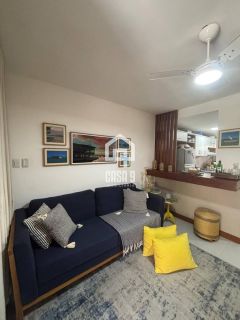 Apartamento duplex nascente com 3 suítes pé na areia e mobiliado a venda em Itacimirim Bahia