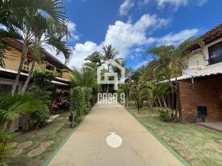 Apartamento duplex nascente com 3 suítes pé na areia e mobiliado a venda em Itacimirim Bahia