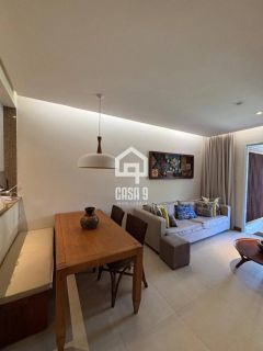 Apartamento mobiliado a venda com 2 suítes no condomínio Vila 7 Mares em Itacimirim Bahia