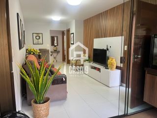 Apartamento térreo mobiliado com 3 quartos no condomínio Itacimirim Exclusive em Itacimirim Bahia