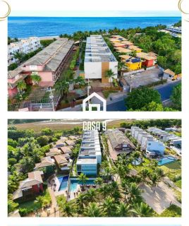 Apartamento térreo mobiliado com 3 quartos no condomínio Itacimirim Exclusive em Itacimirim Bahia