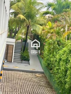 Apartamento térreo mobiliado com 3 quartos no condomínio Itacimirim Exclusive em Itacimirim Bahia