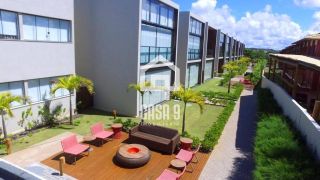 Apartamento térreo mobiliado com 3 quartos no condomínio Itacimirim Exclusive em Itacimirim Bahia