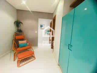 Apartamento térreo mobiliado com 3 quartos no condomínio Itacimirim Exclusive em Itacimirim Bahia