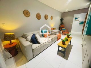 Apartamento térreo mobiliado com 3 quartos no condomínio Itacimirim Exclusive em Itacimirim Bahia