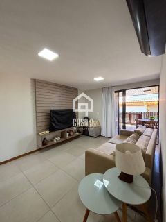Apartamento superior mobiliado a venda com 2 suítes e varanda na Praia da Espera em Itacimirim Bahia