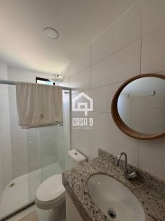 Apartamento superior mobiliado a venda com 2 suítes e varanda na Praia da Espera em Itacimirim Bahia