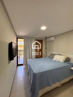 Apartamento superior mobiliado a venda com 2 suítes e varanda na Praia da Espera em Itacimirim Bahia