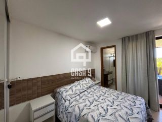 Apartamento superior mobiliado a venda com 2 suítes e varanda na Praia da Espera em Itacimirim Bahia