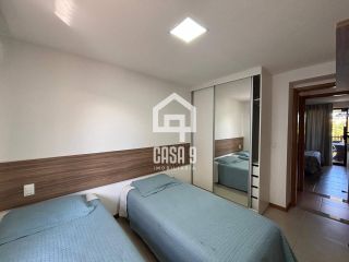 Apartamento superior mobiliado a venda com 2 suítes e varanda na Praia da Espera em Itacimirim Bahia