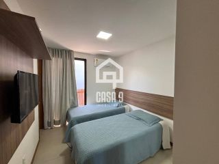 Apartamento superior mobiliado a venda com 2 suítes e varanda na Praia da Espera em Itacimirim Bahia