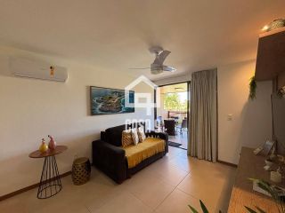 Apartamento superior mobiliado a venda com 2 suítes e varanda na Praia da Espera em Itacimirim Bahia
