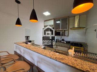 Apartamento superior mobiliado a venda com 2 suítes e varanda na Praia da Espera em Itacimirim Bahia