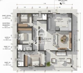Residencial de casas terrea á venda em Imbassai