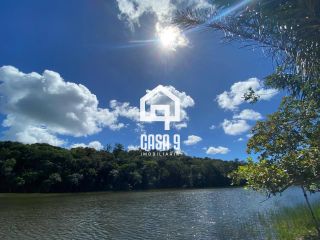 Casa com 2 suítes mobiliada a venda na beira da lagoa no Condomínio Reserva Aruá Lagoa Aruá Bahia