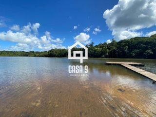 Casa com 2 suítes mobiliada a venda na beira da lagoa no Condomínio Reserva Aruá Lagoa Aruá Bahia