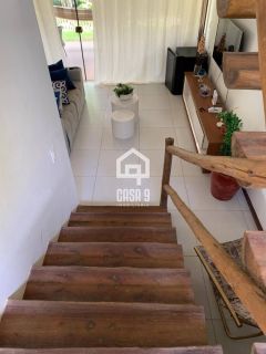Casa com 2 suítes mobiliada a venda na beira da lagoa no Condomínio Reserva Aruá Lagoa Aruá Bahia
