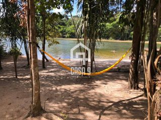 Casa com 2 suítes mobiliada a venda na beira da lagoa no Condomínio Reserva Aruá Lagoa Aruá Bahia