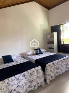 Casa com 2 suítes mobiliada a venda na beira da lagoa no Condomínio Reserva Aruá Lagoa Aruá Bahia