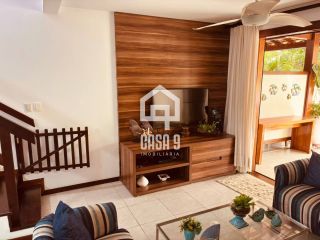 Casa em condomínio próximo da vila para locação anual com 2 suítes em Praia do Forte Bahia