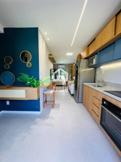 Apartamento a venda com 1 suíte na avenida principal de Imbassai Bahia